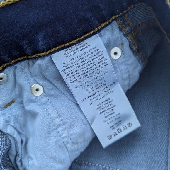 RE/DONE Jeans 90s High Rise Loose Straight Leg Button Fly Deep Faded Blue 27 NWT - Picture 13 of 15